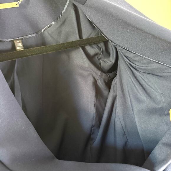 White House Black Market Navy Blue Military Button Blazer Jacket 0 570277166 - Picture 7 of 16